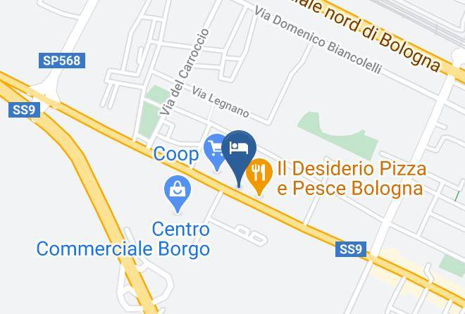 Bologna - Hotel Del Borgo Maps
