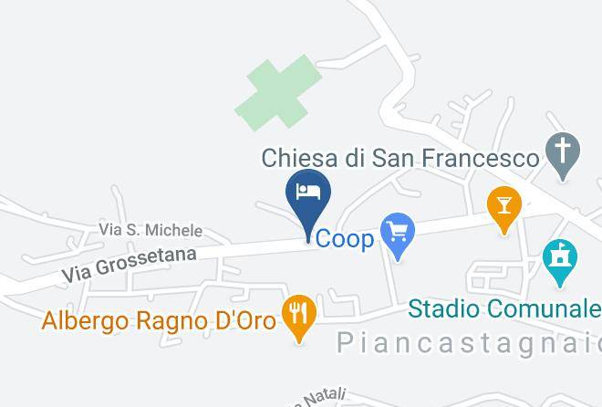 Siena - Hotel Del Bosco Maps