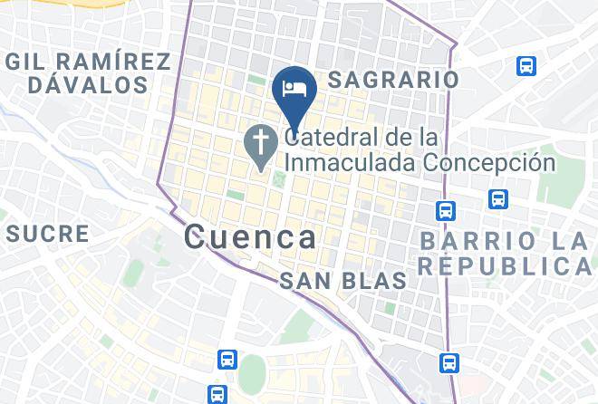 Cuenca - Hotel Del Calderon Maps