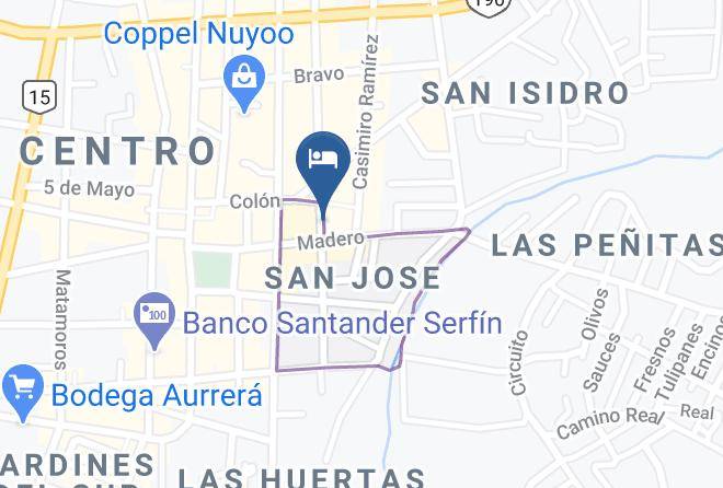 Heroica Ciudad De Huajuapan De Leon - Hotel Del Carmen Maps