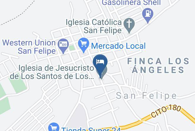 San Felipe Retalhuleu - Hotel Del Carmen Maps