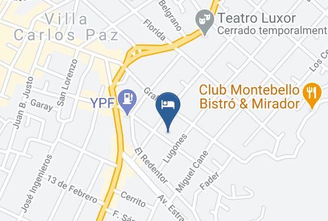 Santa Maria Department - Hotel Del Carmen Maps