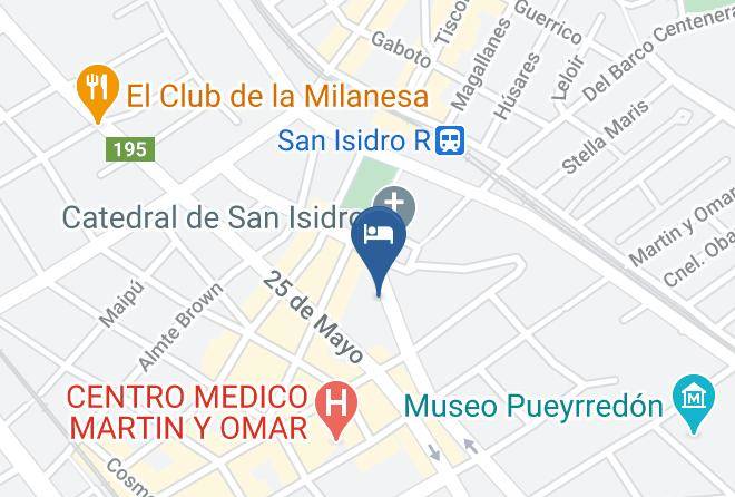 San Isidro - Hotel Del Casco Maps