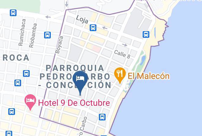 Guayaquil - Hotel Del Centro Maps