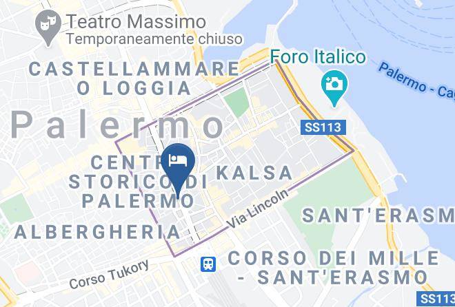 Palermo - Hotel Del Centro Maps