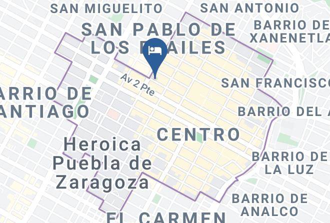 Heroica Puebla De Zaragoza Puebla - Hotel Del Centro Maps