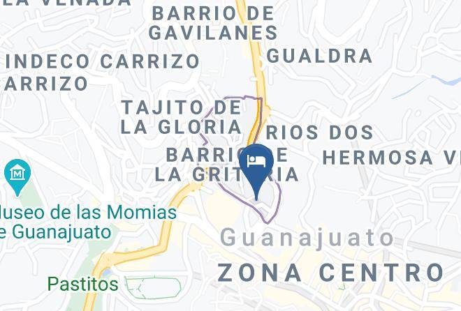 Guanajuato City Centre - Hotel Del Conde Maps