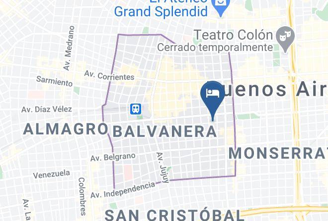 Balvanera - Hotel Del Congreso Maps