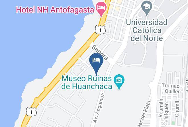 Hotel Del Desierto Map