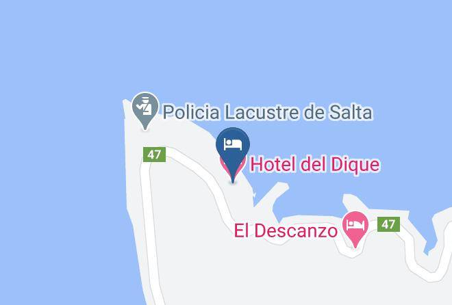 La Vina - Hotel Del Dique Maps