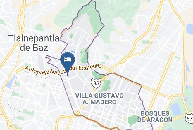 Gustavo A Madero - Hotel Del Dorado Maps