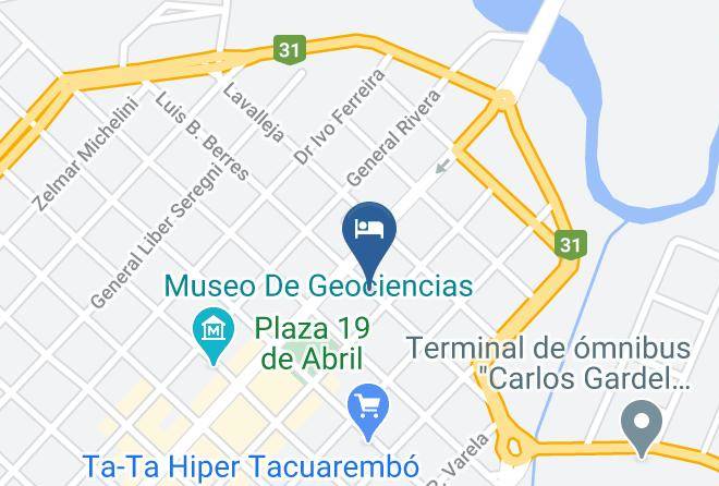 Tacuarembo - Hotel Del Fraile Maps