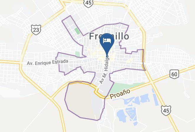 Fresnillo - Hotel Del Fresno Maps