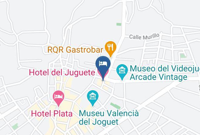 Alicante - Hotel Del Juguete Maps