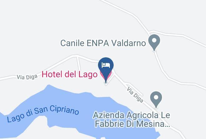 Arezzo - Hotel Del Lago Maps
