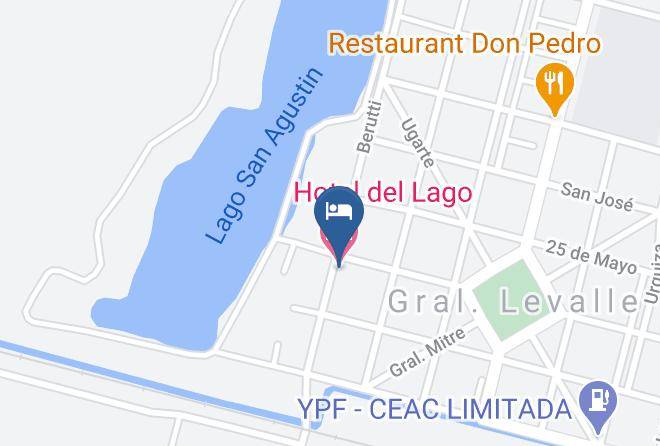 Presidente Roque Saenz Pena Department - Hotel Del Lago Maps