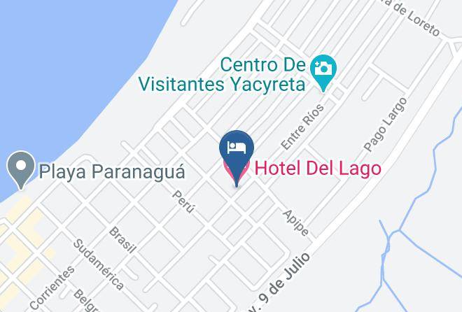 Ituzaingo - Hotel Del Lago Maps
