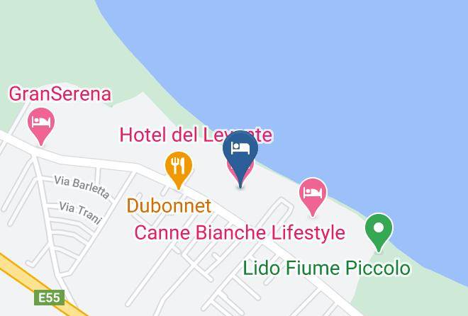 Brindisi - Hotel Del Levante Maps