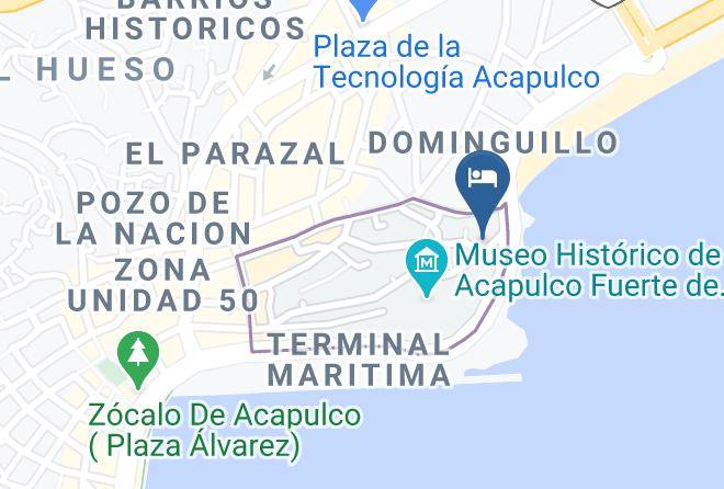 Acapulco De Juarez - Hotel Del Magisterio Maps
