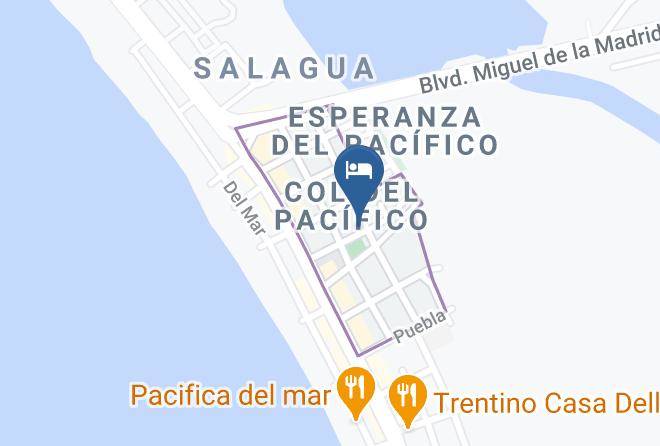Manzanillo - Hotel Del Mar En Manzanillo Maps