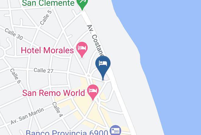 Mar Del Tuyu - Hotel Del Mar Maps