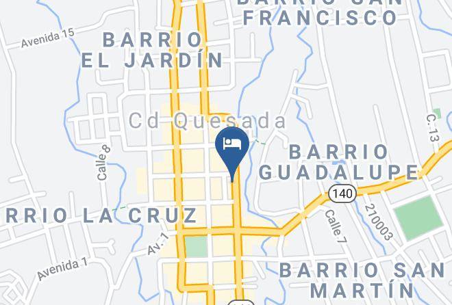 San Carlos - Hotel Del Norte Maps