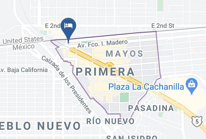 Mexicali - Hotel Del Norte Maps