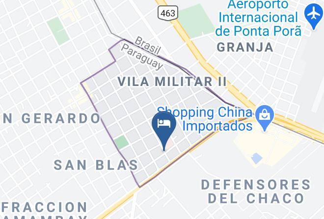 Pedro Juan Caballero - Hotel Del Norte Maps