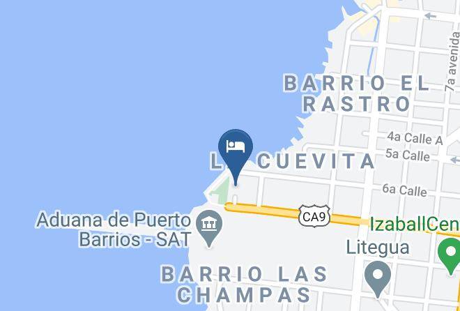 Puerto Barrios - Hotel Del Norte Maps