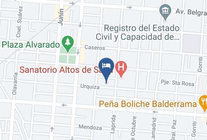 Salta - Hotel Del Norte Maps