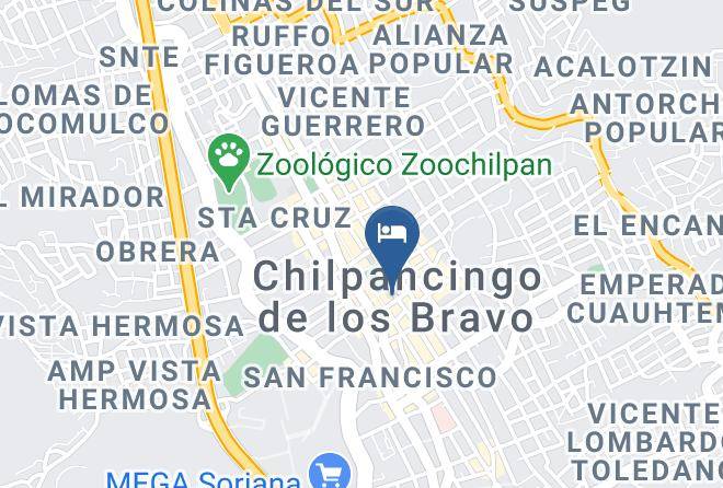 Chilpancingo De Los Bravo - Hotel Del Parque Maps