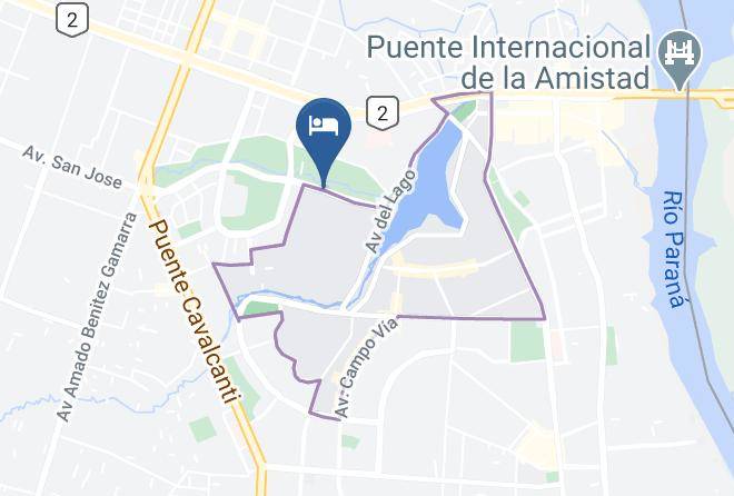 Ciudad Del Este - Hotel Del Parque Maps