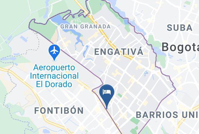 Bogota - Hotel Del Parque Normandia Maps
