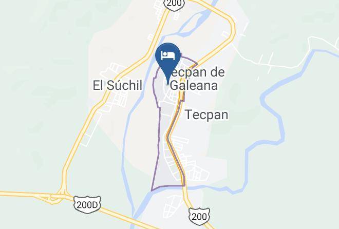 Tecpan De Galeana - Hotel Del Parque Maps