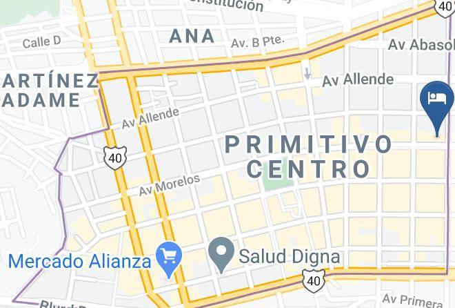 Torreon - Hotel Rio Nazas Maps