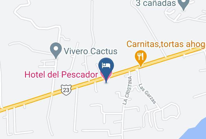 Jocotepec - Hotel Del Pescador Maps