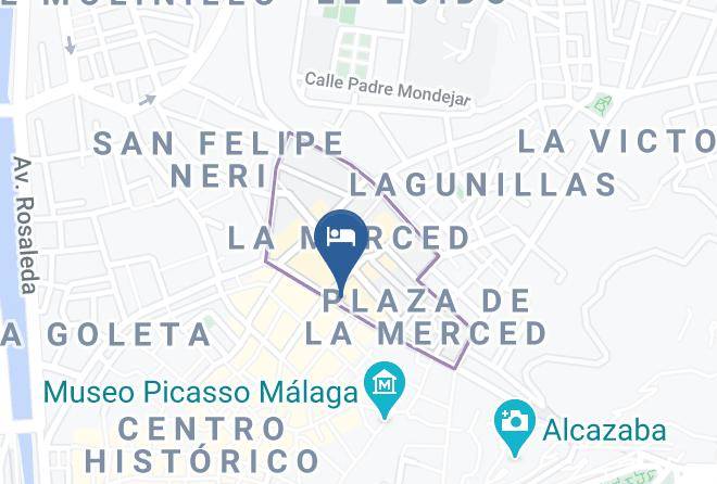 Malaga - Hotel Del Pintor Maps