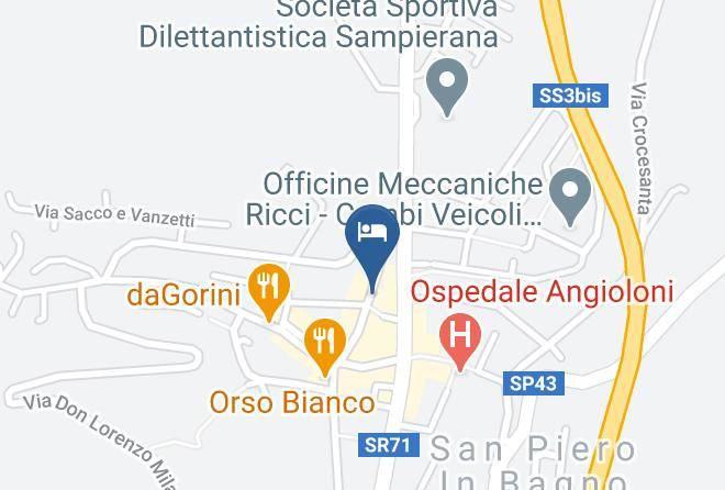 Forli - Albergo Del Ponte Maps