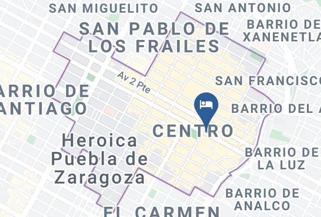 Heroica Puebla De Zaragoza Puebla - Hotel Del Portal Maps