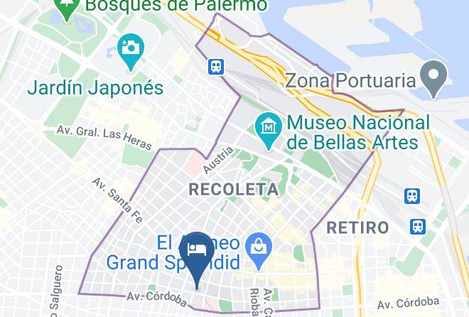 Buenos Aires - Hotel Del Prado Maps