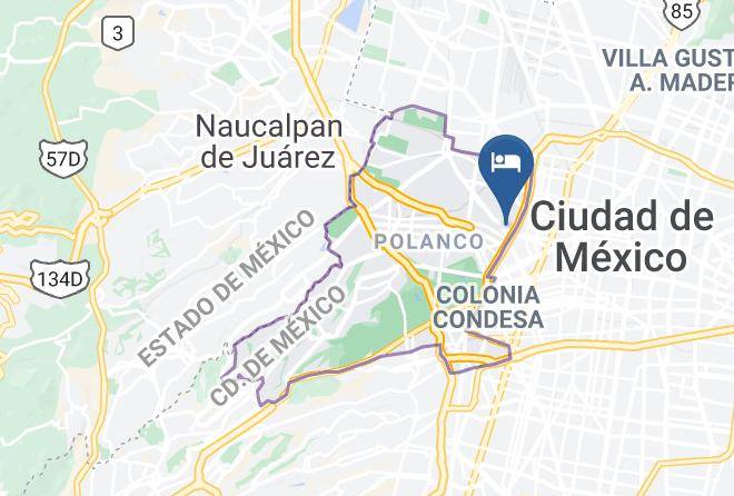 Miguel Hidalgo - Hotel Del Prado Maps