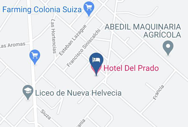 Nueva Helvecia - Hotel Del Prado Maps