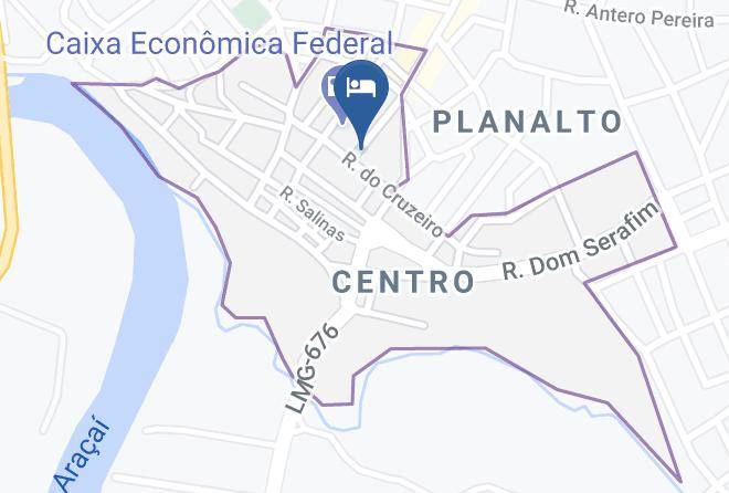 Aracuai - Hotel Del Rei Maps