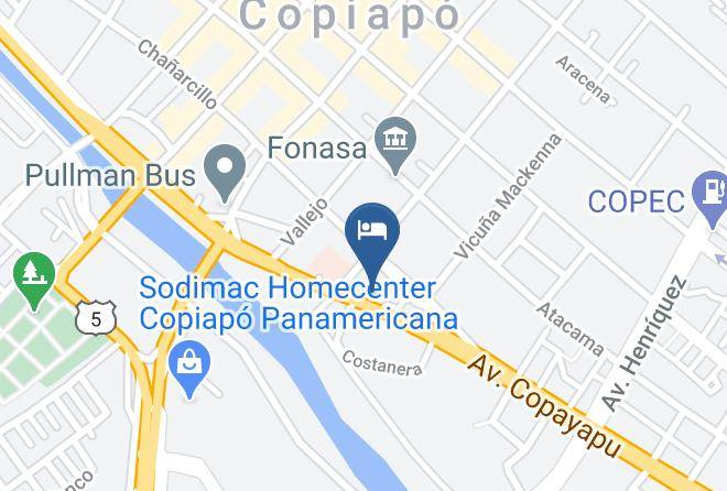 Copiapo Province - Hotel Del Rey Maps