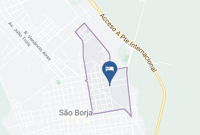 Sao Borja - Hotel Del Rey Delizeu Antonio Fiorim Maps