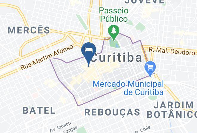 Curitiba - Hotel Del Rey Maps