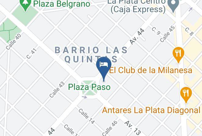 La Plata - Hotel Del Rey Maps