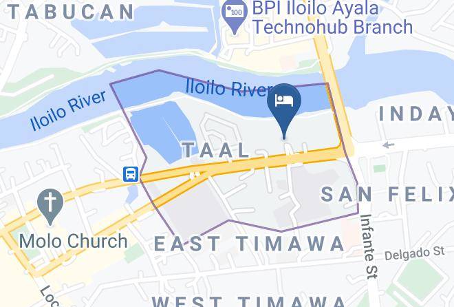 Iloilo - Hotel Del Rio Maps