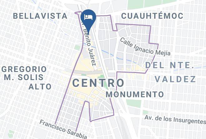 Juarez - Hotel Del Rio Maps