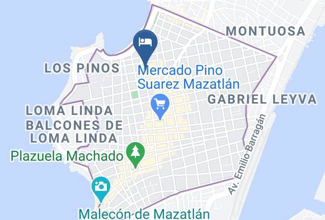 Mazatlan - Hotel Del Rio Maps